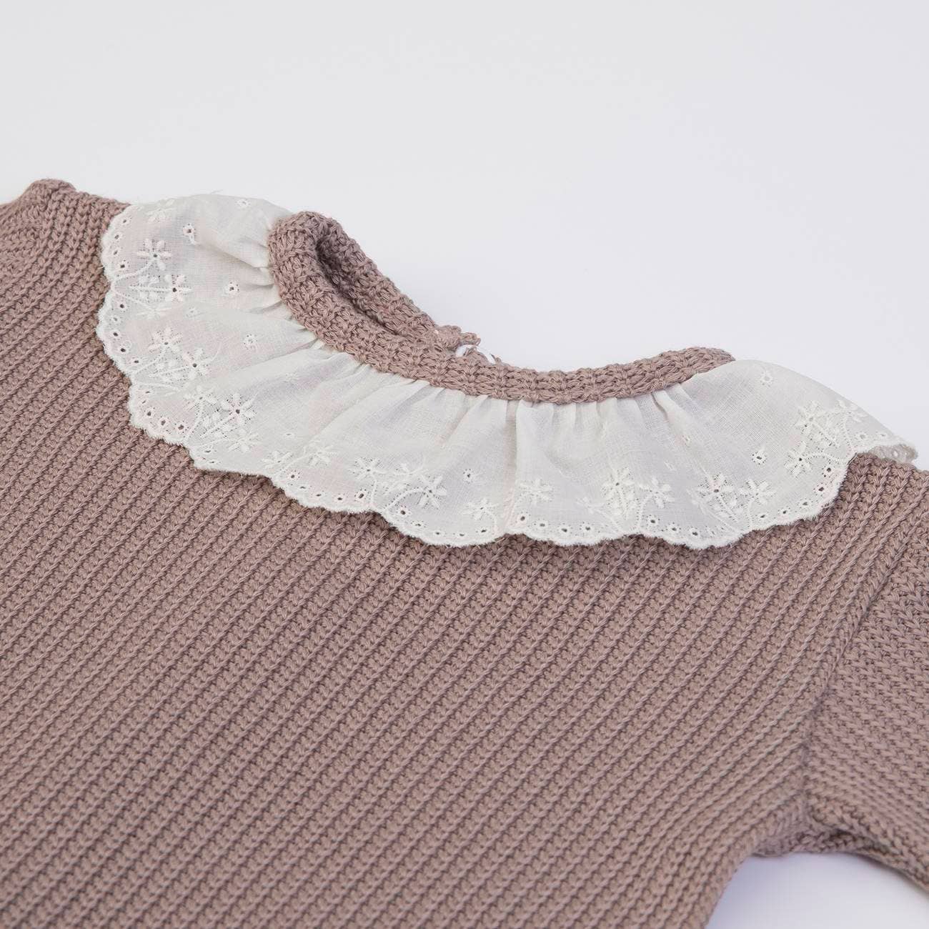 Purple 16515 - Knitted t-shirt long sleeve + pants - SS 25 for wholesale on Faire2