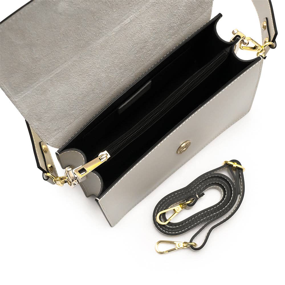 Leather bag"Atri", Beige for wholesale on Faire3