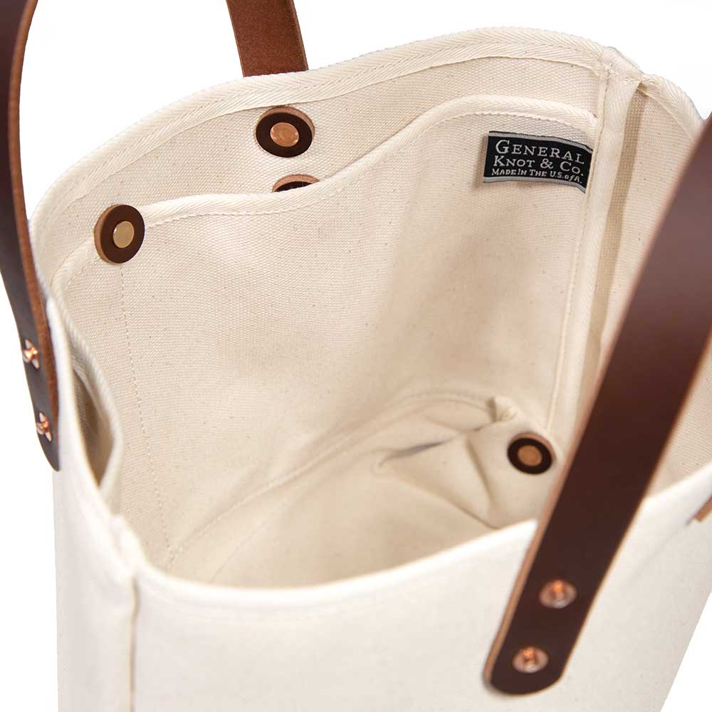 General Knot & Co. - Vendita all'ingrosso Borsa tote - Donna - Mini tote in tela naturale per tutto il giorno2