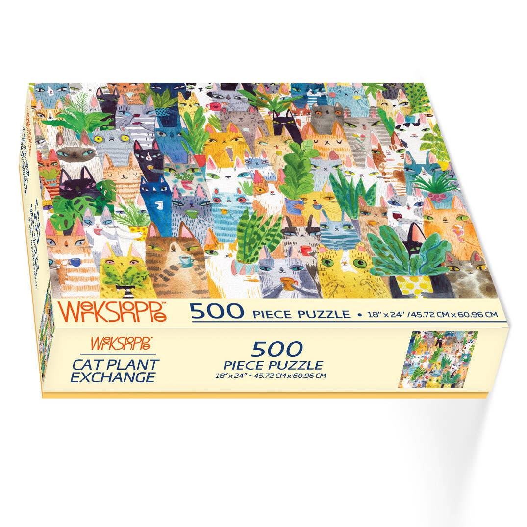 Bobangles - Wholesale Puzzle - Adult - WerkShoppe 500 Pc Puzzle – Cat Plant Exchange0