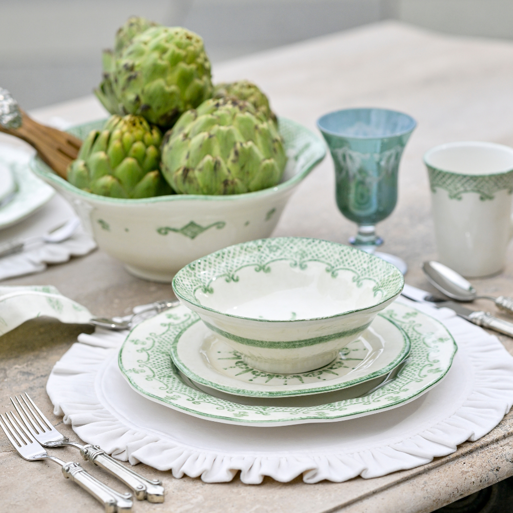 Burano Green Large Serving Bowl - New for wholesale on Faire3