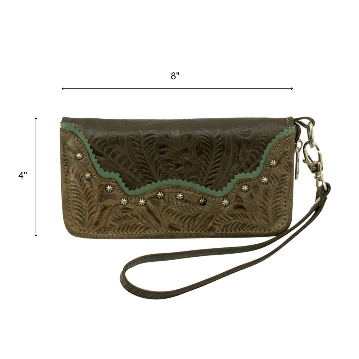 American West - Vendita all'ingrosso Portafogli - Donna - Portafoglio Zip Around Saddle Ridge9