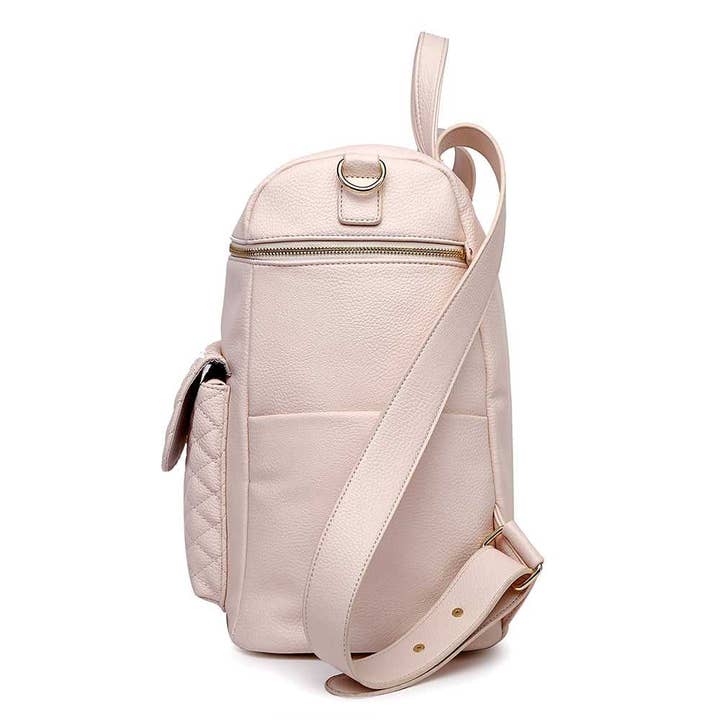 Luli Bebe - Wholesale Diaper Bag - Baby - Monaco Diaper Bag | Pastel Pink6
