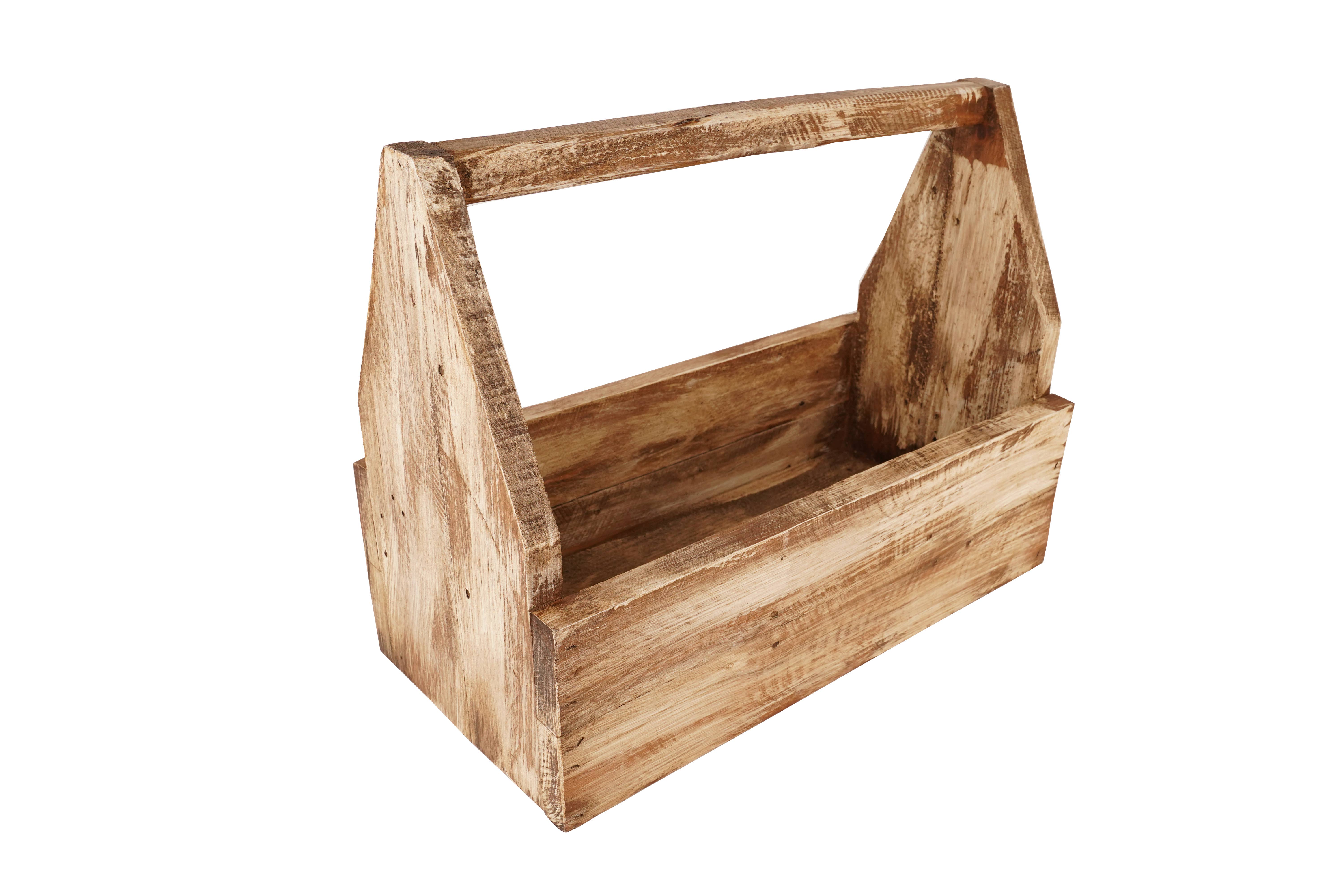 My Amigos Imports - Wholesale Wine Rack - CLEARANCE-Reclaimed Wood-Wine Caddy-18x15-Antiqued White-$151