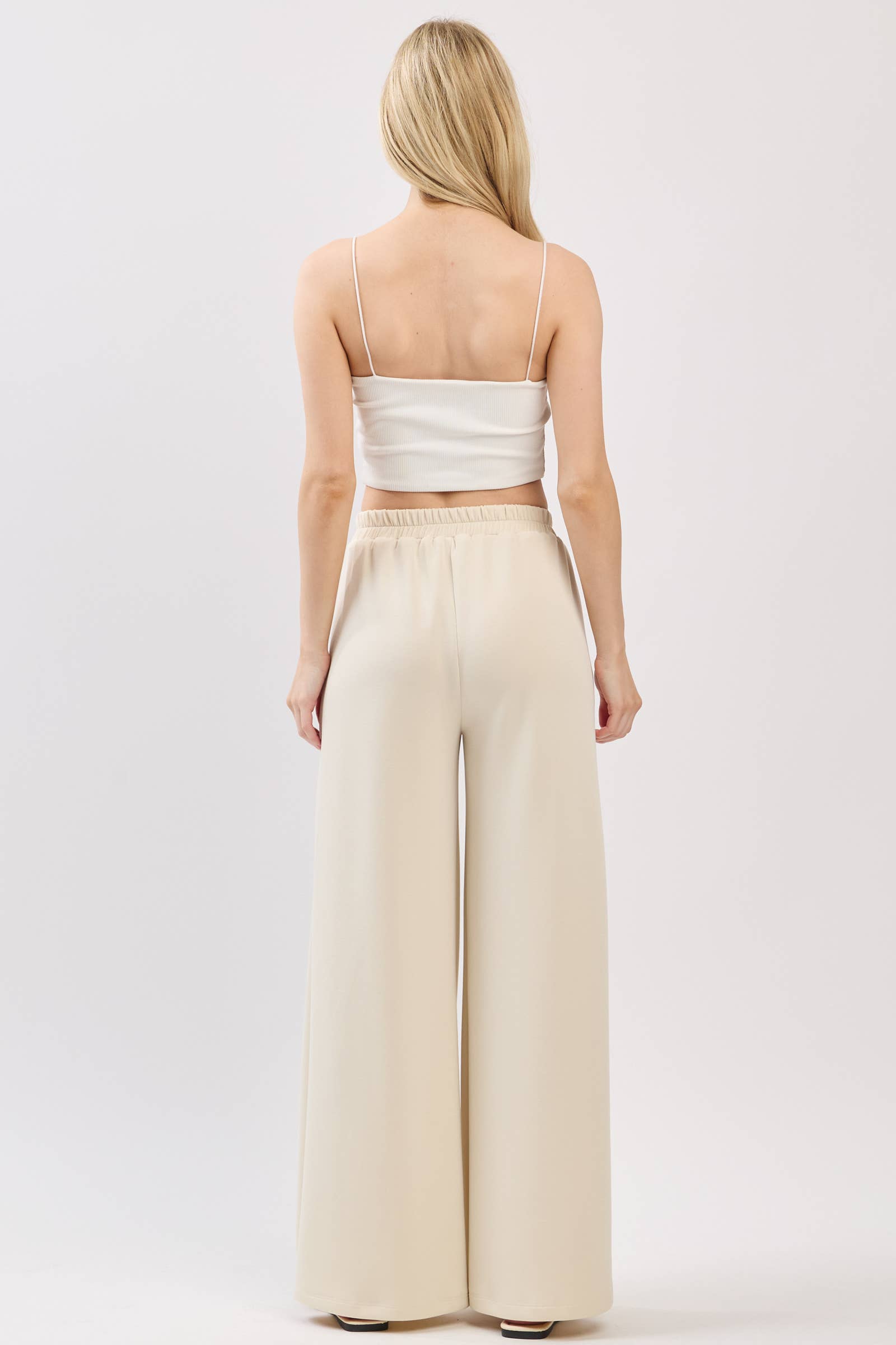 Final Touch - Wholesale Pants - Women's - Modal Jersey Wide Leg Pants - NP703378