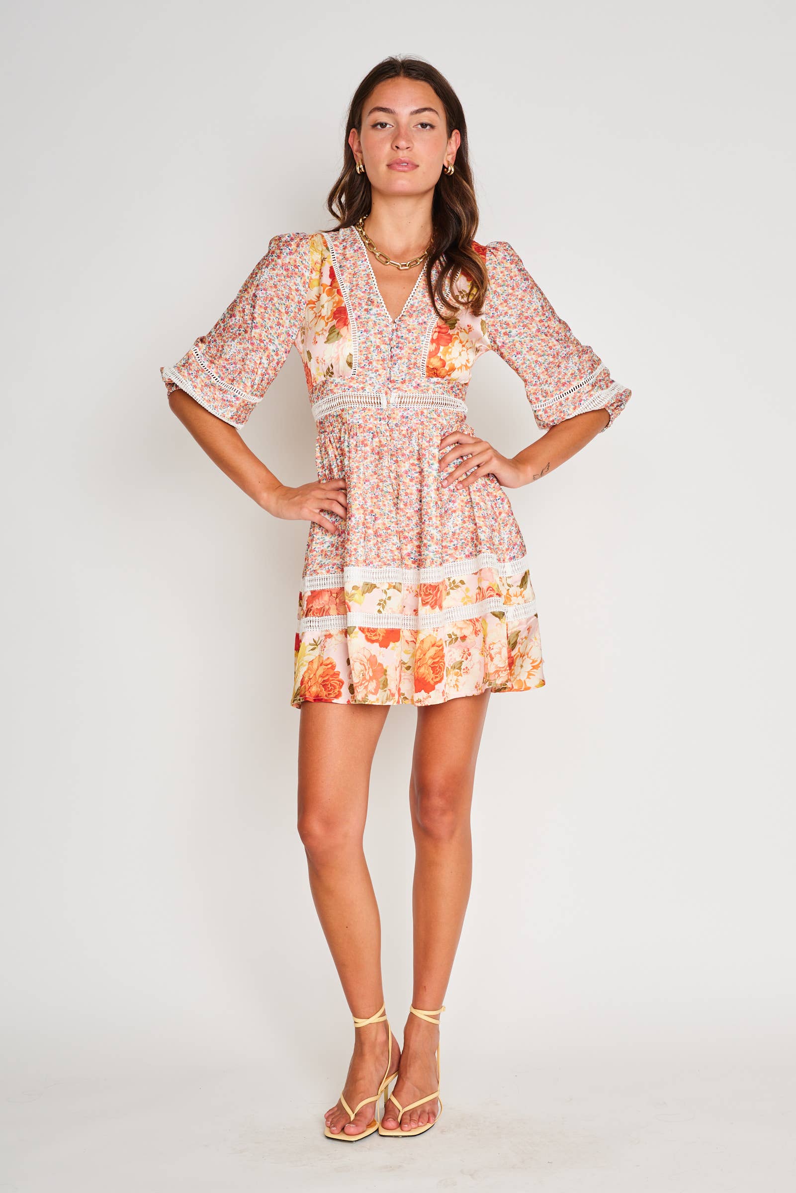 POSITANO DITSY DARCY DRESS for wholesale on Faire1