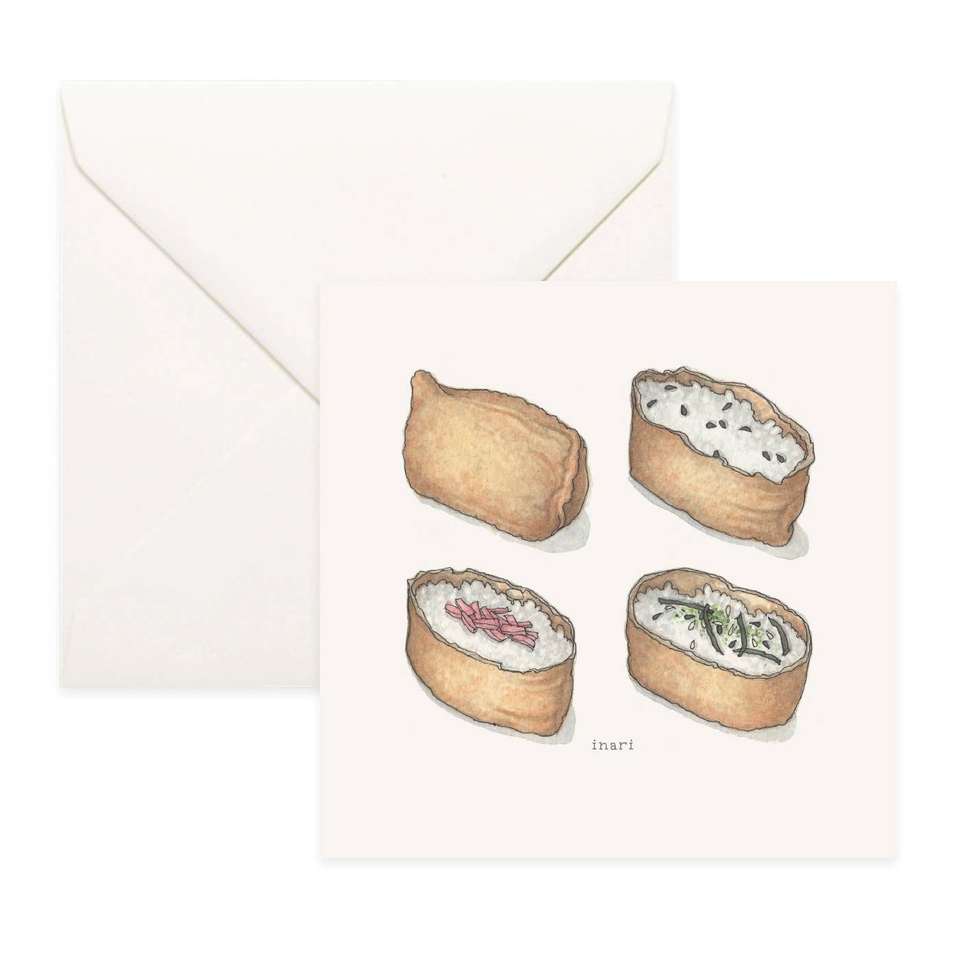 Yeesan Loh – Cartão de saudação diária por atacado – Cartões / Sushi . Maki7