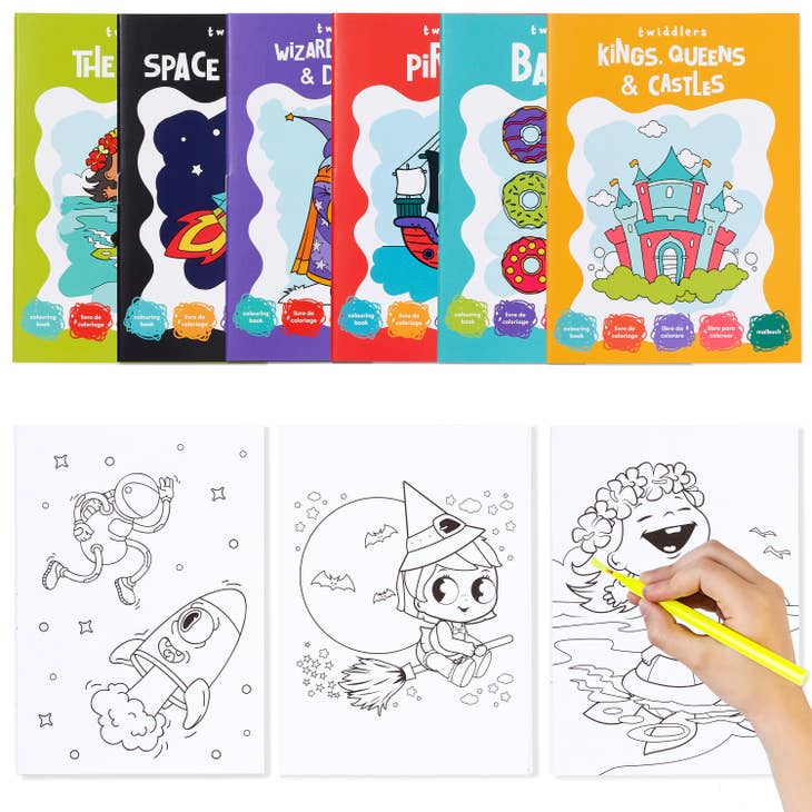 24 mini libri da colorare per bambini, attività divertenti di arti e  mestieri all'ingrosso per il tuo negozio - Faire Italia
