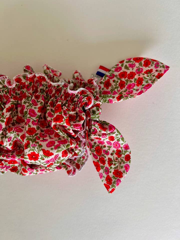 MATHOLIE – wholesale One-piece swimsuit – Kids – Liberty swimsuit Freyja daisy poppy pink