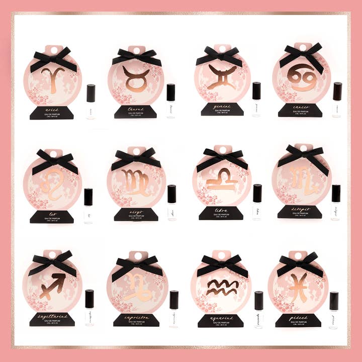 Zodica Perfumery - Wholesale Perfume/Eau de Toilette - Zodiac Perfumette Card Pink