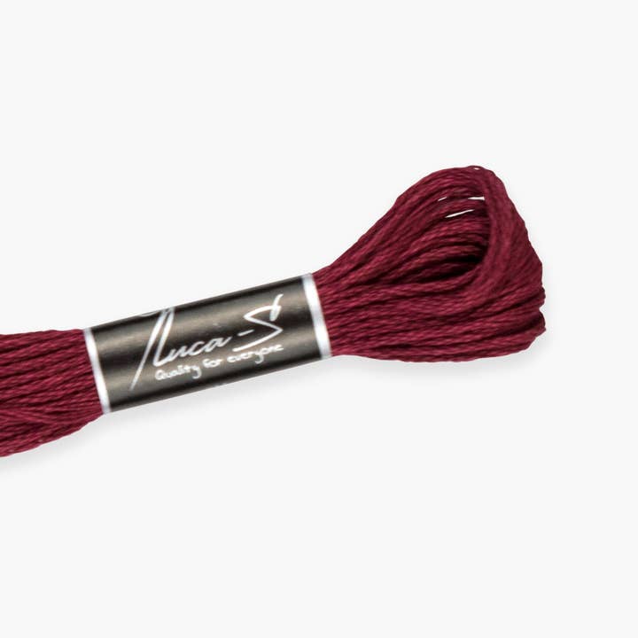 Luca-S - Wholesale Embroidery/Cross Stitch Supplies - 12 Pack of Stranded Cotton Luca-S - 91 / DMC 902 / Anchor 897