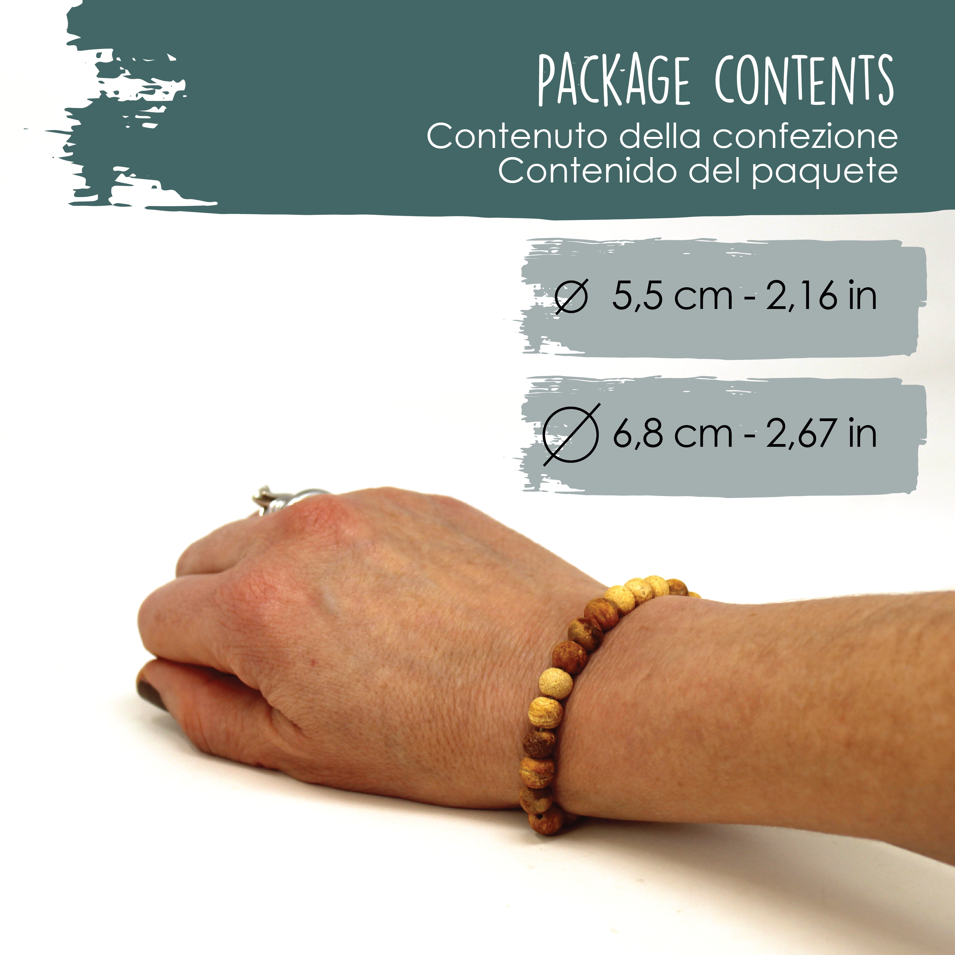 Herborea srl - Wholesale Beaded Bracelet - Palo Santo Bracelet2