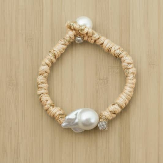 Bijoux Envie Statement Jewelry – Großhandel Perlenkette – Küsten-Boho-Edison-Perlenkette | Kamel | Süßwasser2