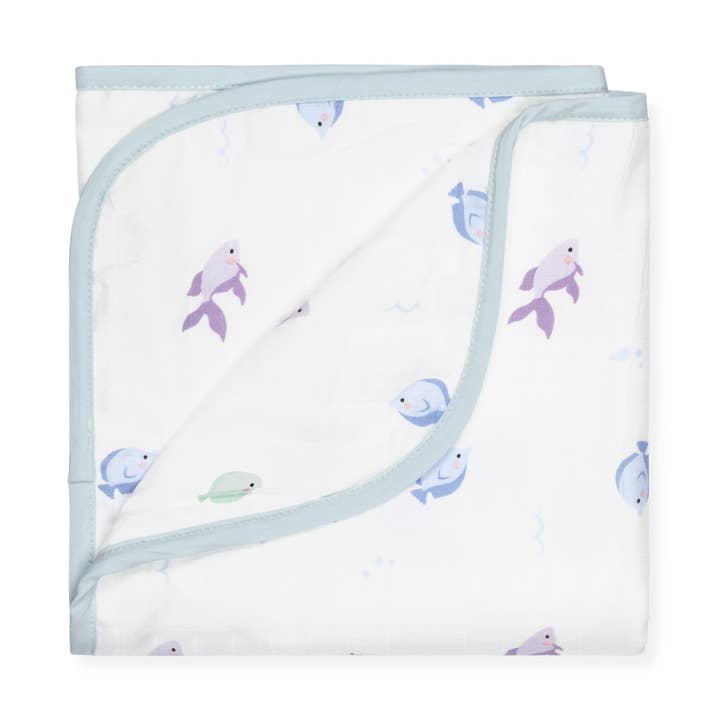 Fish Blanket for wholesale by bamboo little