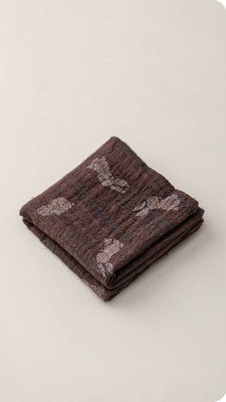 Gohobi （We cover U.S. import duties） - Vente Torchons - Gohobi Serviette de Thé Gongfu en Coton et Lin Teints à la Main0