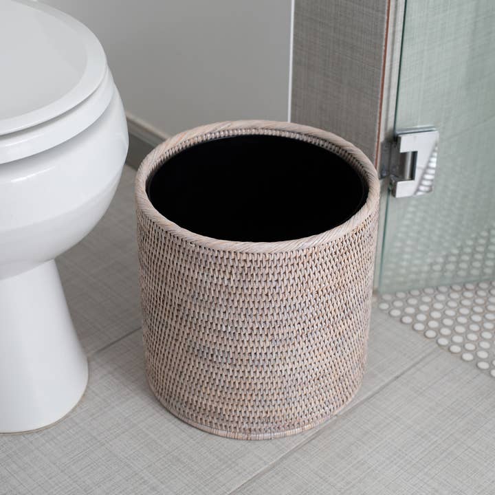 Artifacts Trading Company - Wholesale Rubbish can/Rubbish bin - Artifacts Rattan™ Round Waste Basket with Metal Liner4
