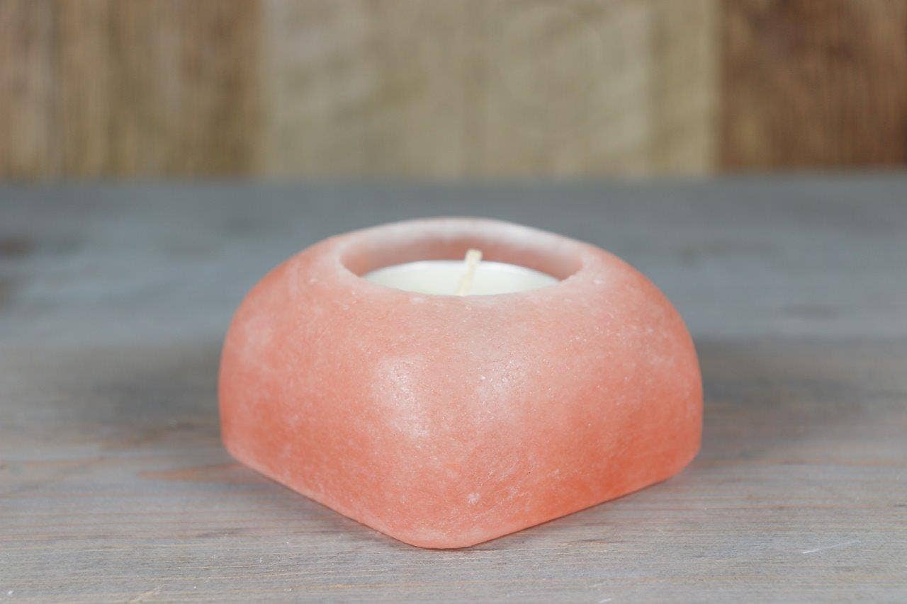 Himalayan Secrets - Wholesale Candle Holder - Himalayan Salt Square Shape Tealight 2.5"