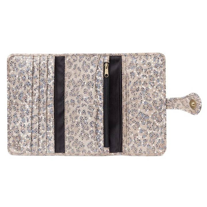 CoFi Leathers – wholesale Wallet – Women's – Mila Trifold Wallet - Leopard Stingray