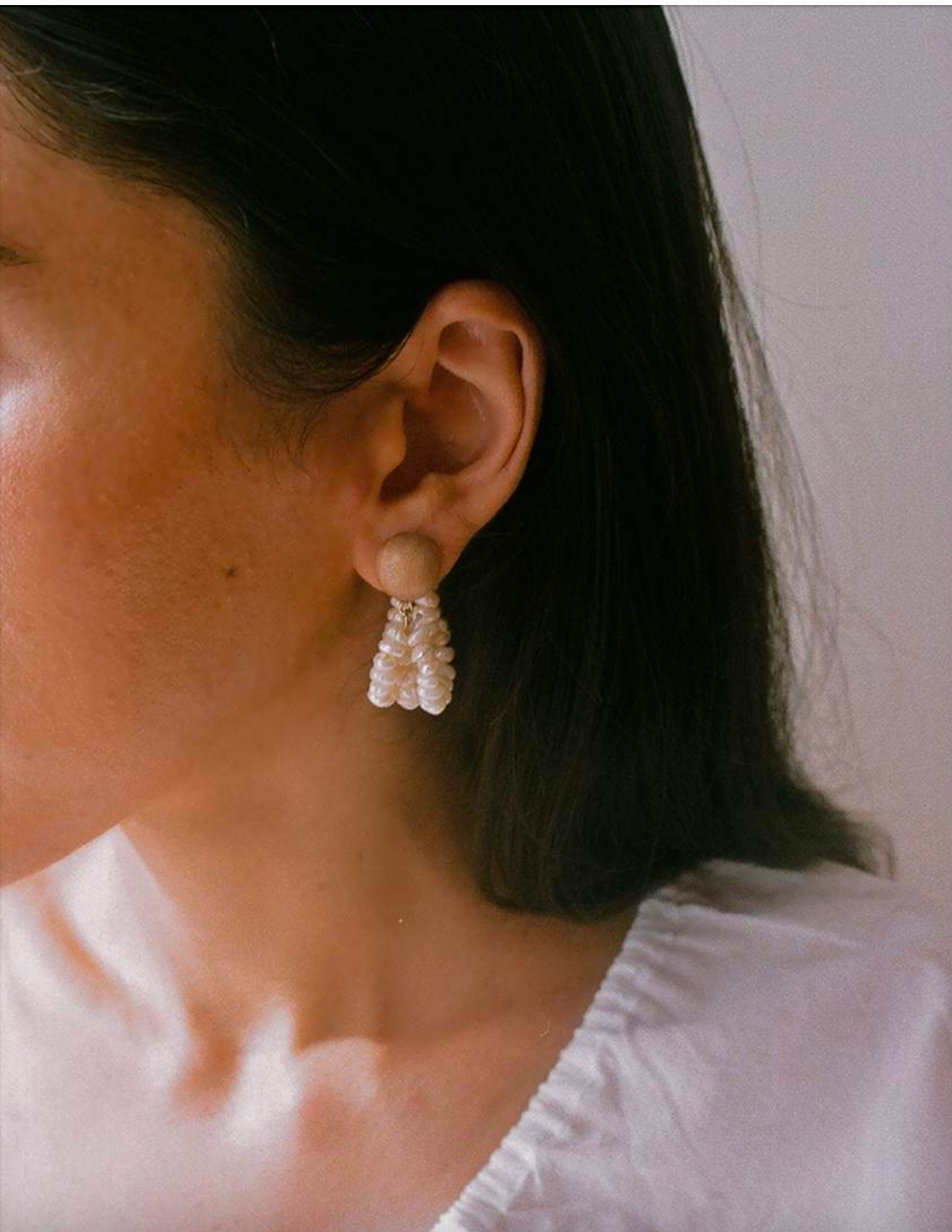 Sophie Monet - Wholesale Dangle Earrings - Pearl Cluster Earring1