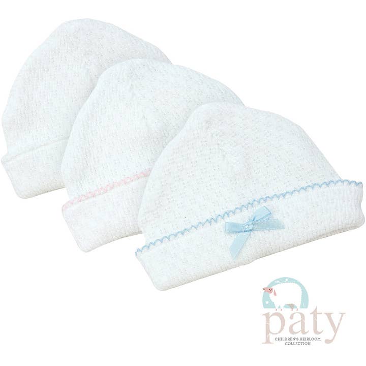 Paty Knit Saylor Beanie with or without bow #126 for wholesale by Paty