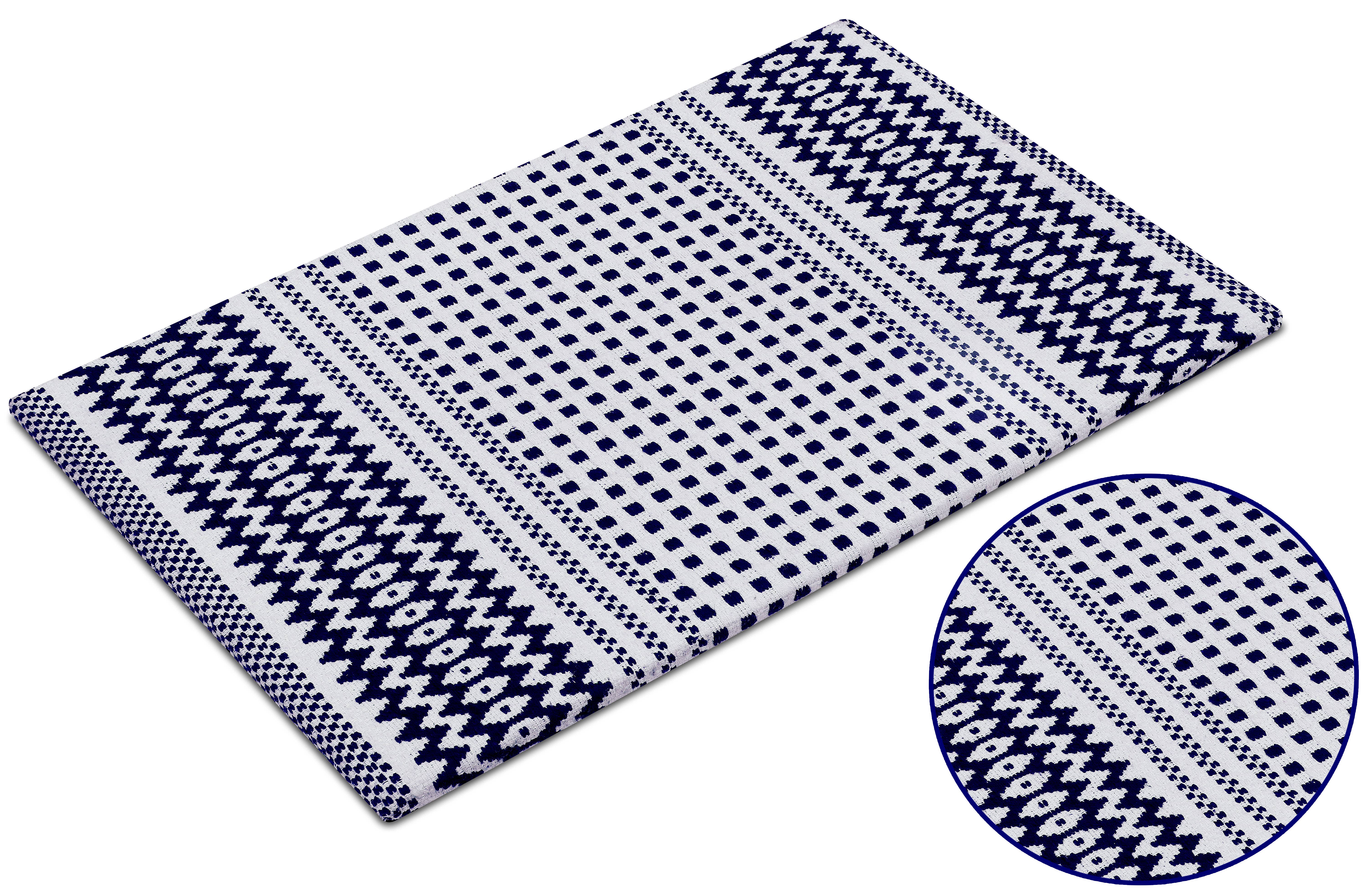 COZY HOMES COLLECTION - Wholesale Floor Mat - Cotton Woven Anti Fatigue Cushioned Kitchen Mat 18X30''3