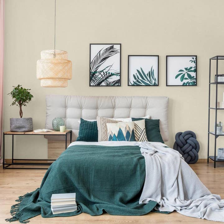 Walloro Luxury Embossed Wallpaper - Wholesale Wallpaper - Creamy Basketweave Textured Wallpaper, 3D Embossed Wallpaper, Wall Covering, Wide 178 sq ft, Room Wall Decor, Linen Basket Weave Textured3