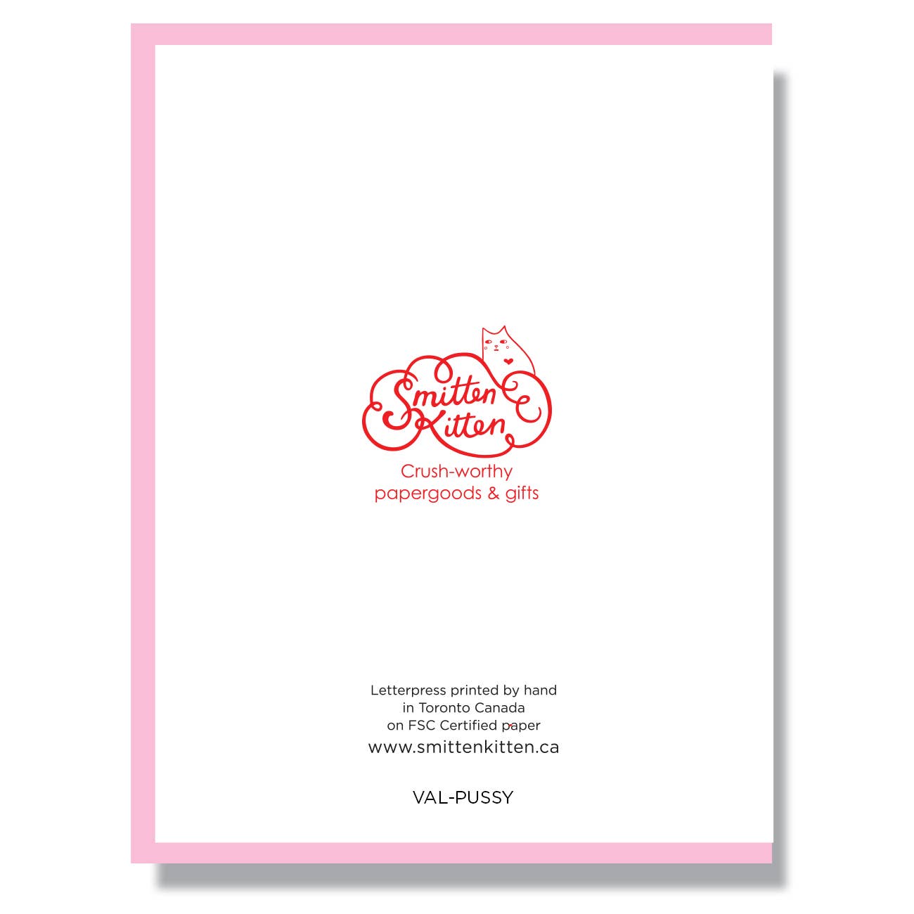 Smitten Kitten - Vendita all'ingrosso Biglietti per San Valentino - Il mio gattino vorrebbe augurarti una felice festa di San Valentino.2