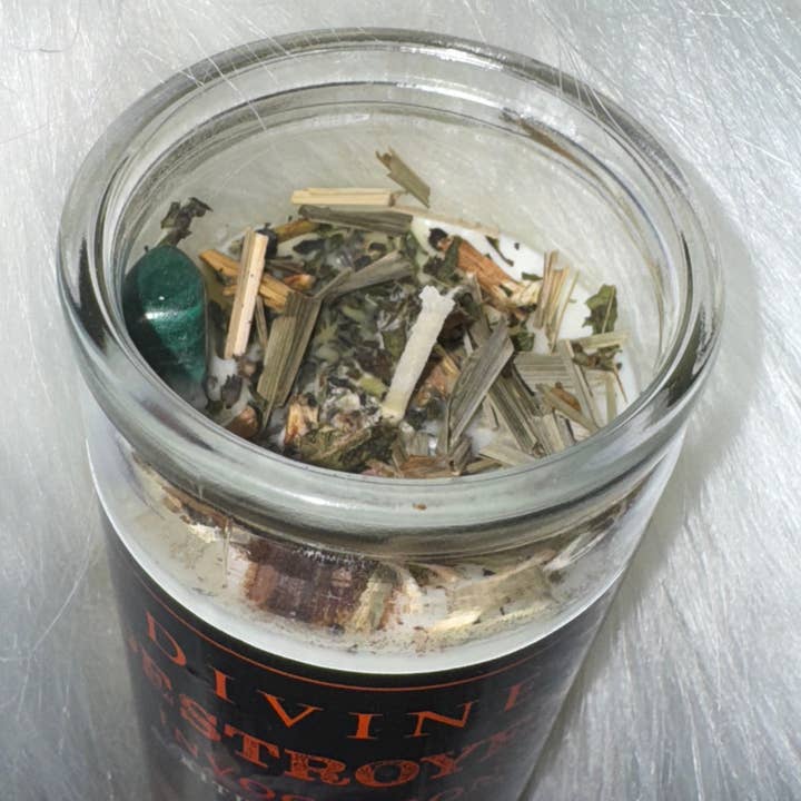 Empathic Moon 777 - Wholesale Votive Candle - Divine Destruction Invocation Ritual Candle | Spelled |7 Day5