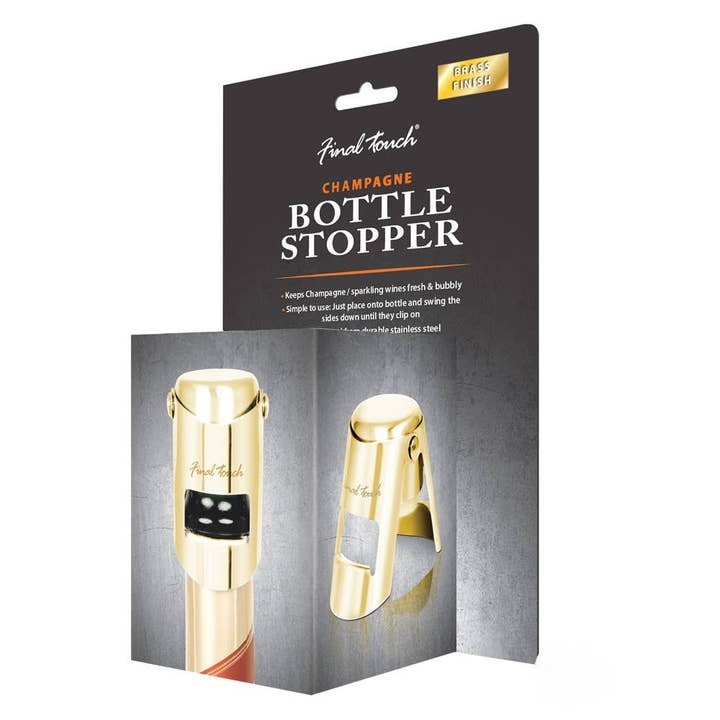 Original Products UK/EU – Engroshandel Vinprop – Final Touch Champagne flaskeprop Messing