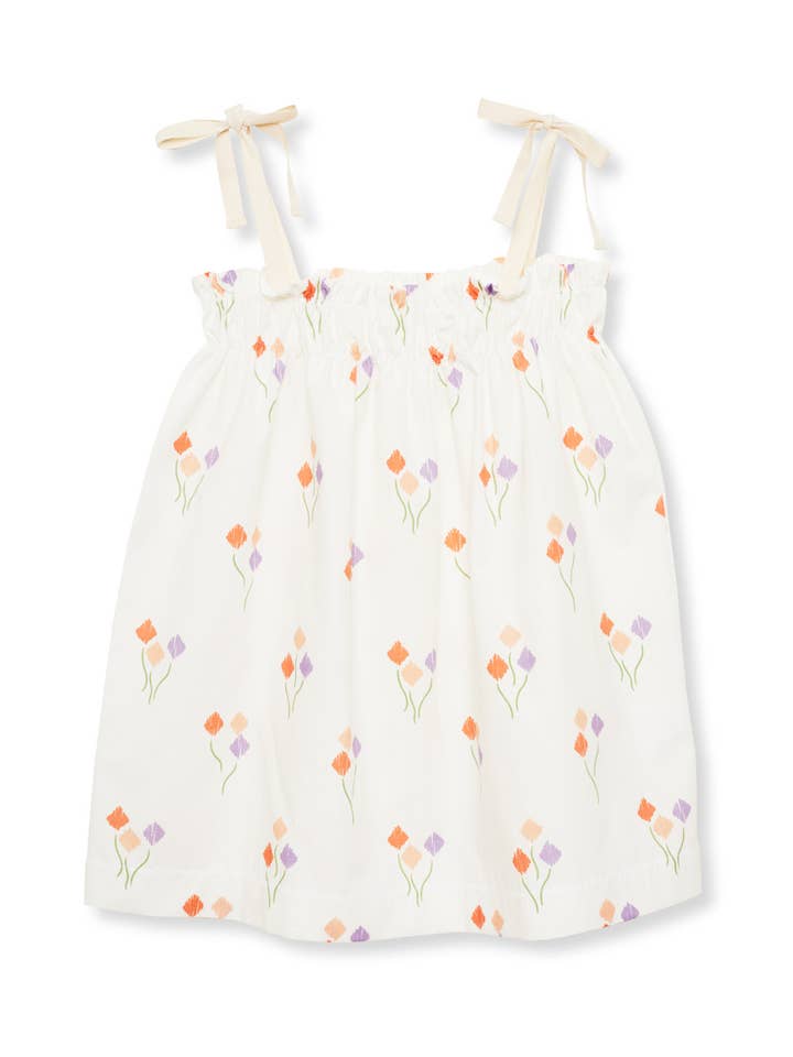 Basa Jurk met tulpenprint voor wholesale door Jellymade