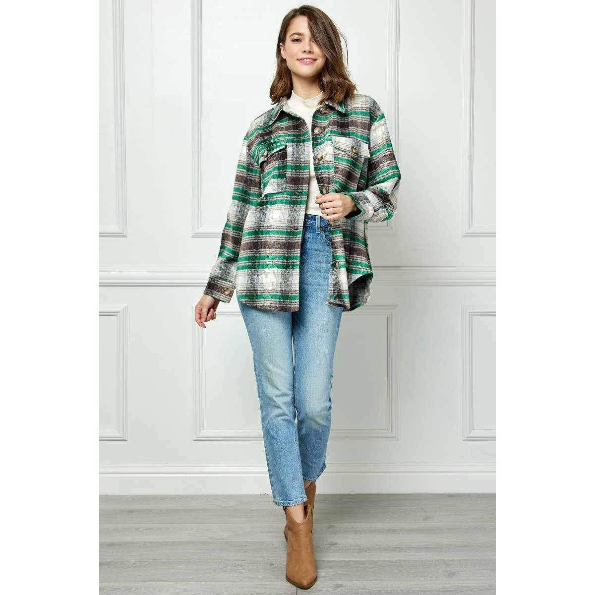 Veveret - Wholesale Jas - Dames - Klassieke geruite beugel7