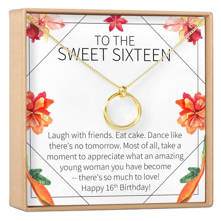 Sweet 16 Necklace for wholesale by Dear Ava