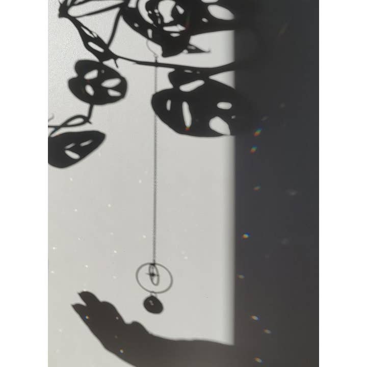 Atelier Intuitive – wholesale Suncatcher – ASTRO AIR • Mini Suncatcher in Brass & Glass Crystal2