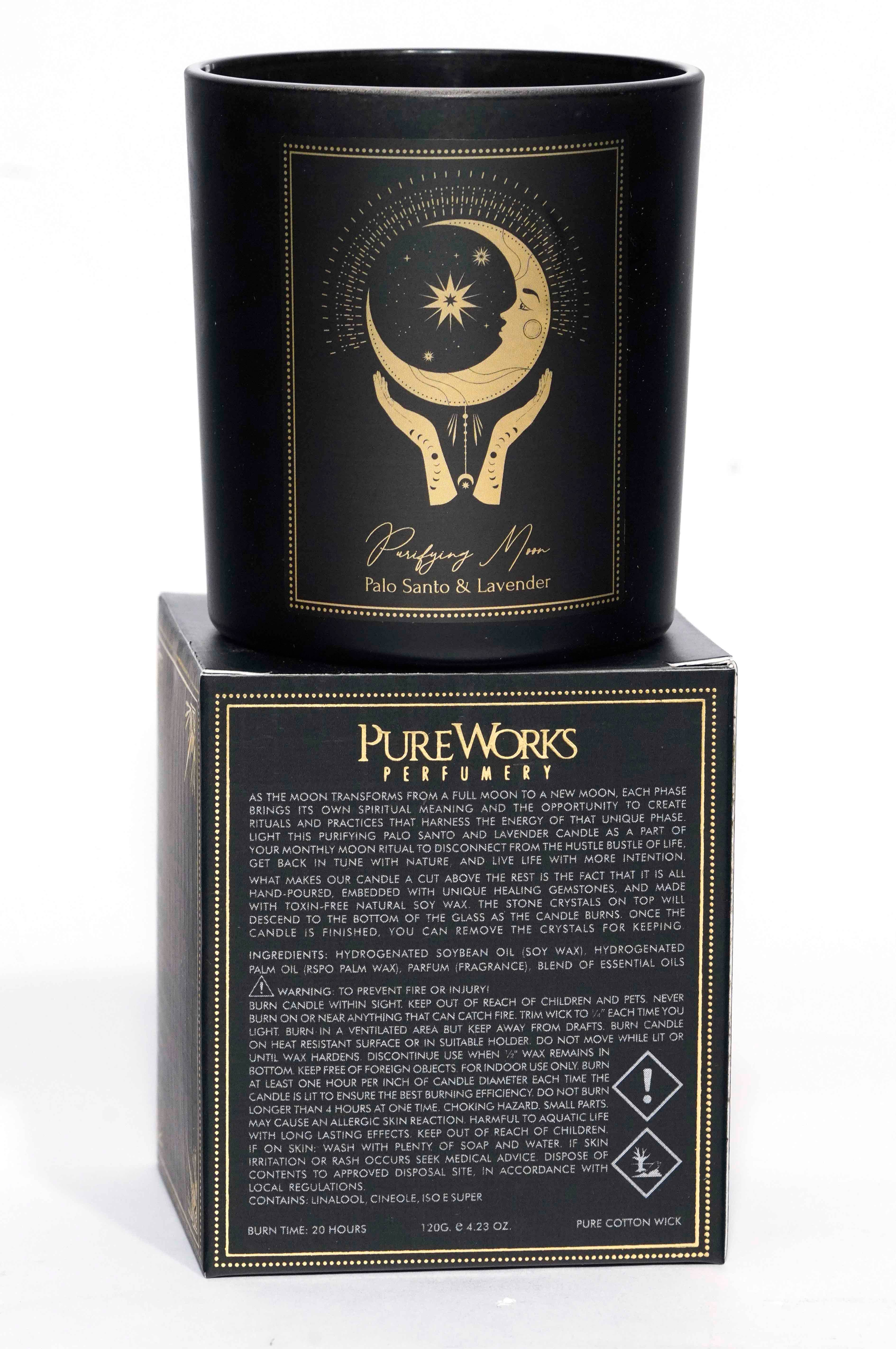 R. Expo/Song of India - Wholesale Jar/Filled Candle - Esoteric Gem Candle - Purifying Moon1