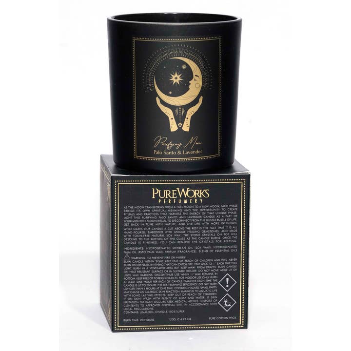 R. Expo/Song of India - Wholesale Jar/Filled Candle - Esoteric Gem Candle - Purifying Moon1