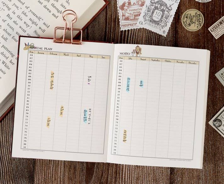 K-Wonderland – Großhandel Tagebuch – Der Zauberer von OZ Dorothy Classic Diary Journal Planner Vol.310