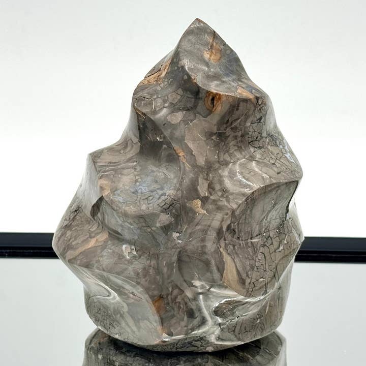 Large Ibis Jasper Crystal Flame #2 for wholesale by Distinction Crystals