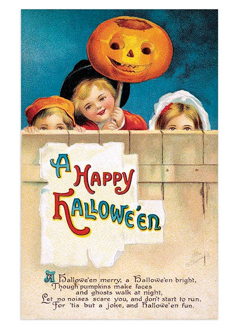 Laughing Elephant - Wholesale Postcard Set - Halloween Postcard Box - 36 Unique Vintage Postcards7