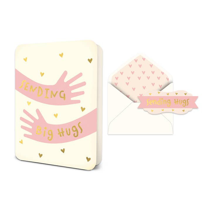 Studio Oh! - Wholesale Everyday Greeting Card - Sending Big Hugs Deluxe Greeting Card