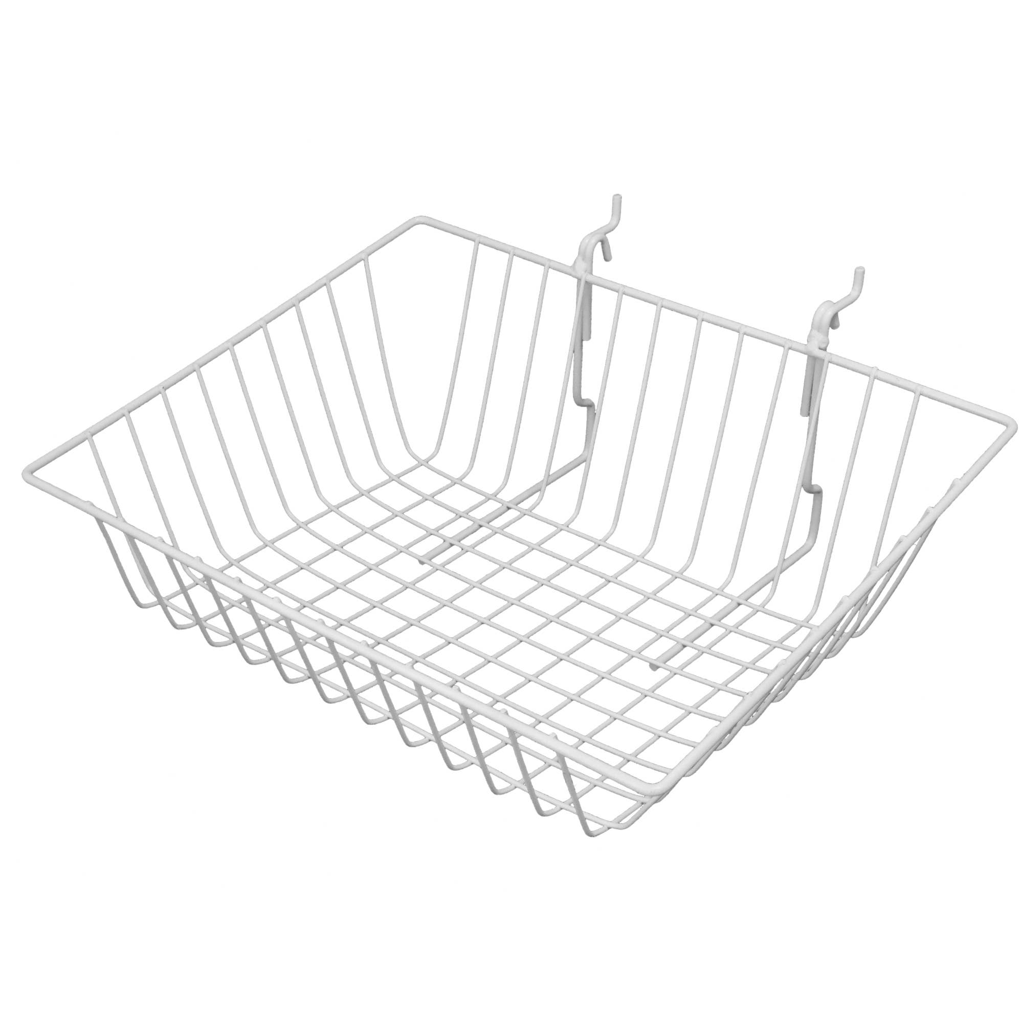 Suburban Sales - Vendita all'ingrosso Scaffali da esposizione - Cestelli metallici universali per Slatwall Gridwall e Pegboard1