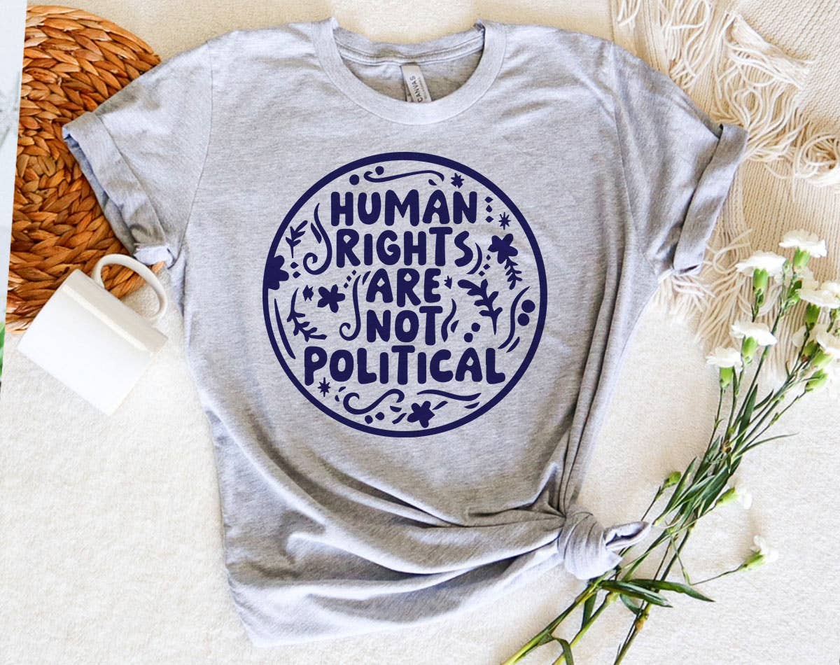 House Of Rodan – wholesale T-shirt med logga - Dam – Mänskliga rättigheter är inte politiska - Liberal Protect Trans Tee1