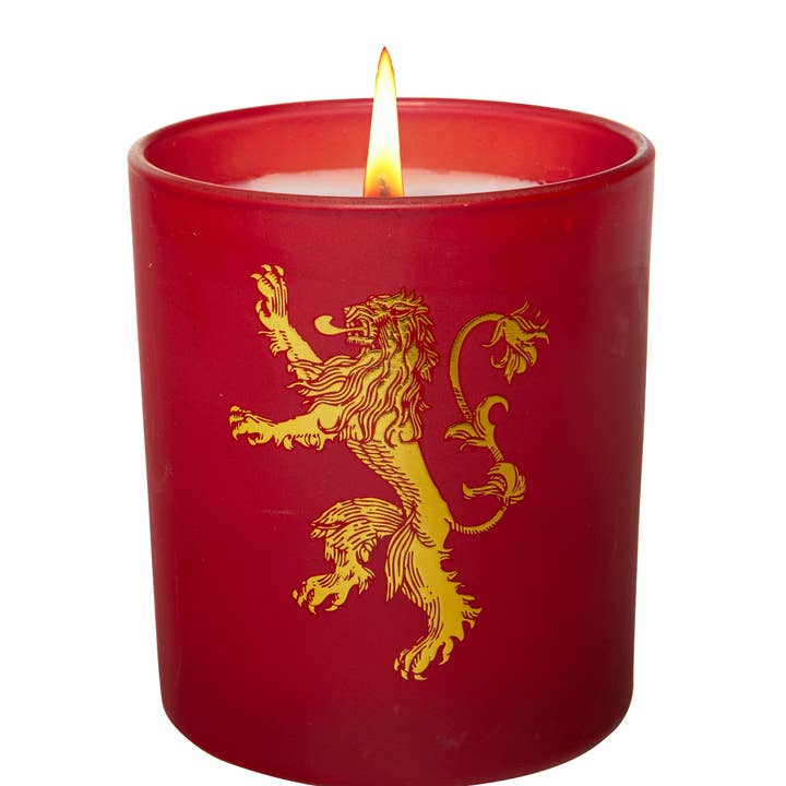 Insight Editions - Wholesale Jar/Filled Candle - Game of Thrones: House Lannister Glass Candle