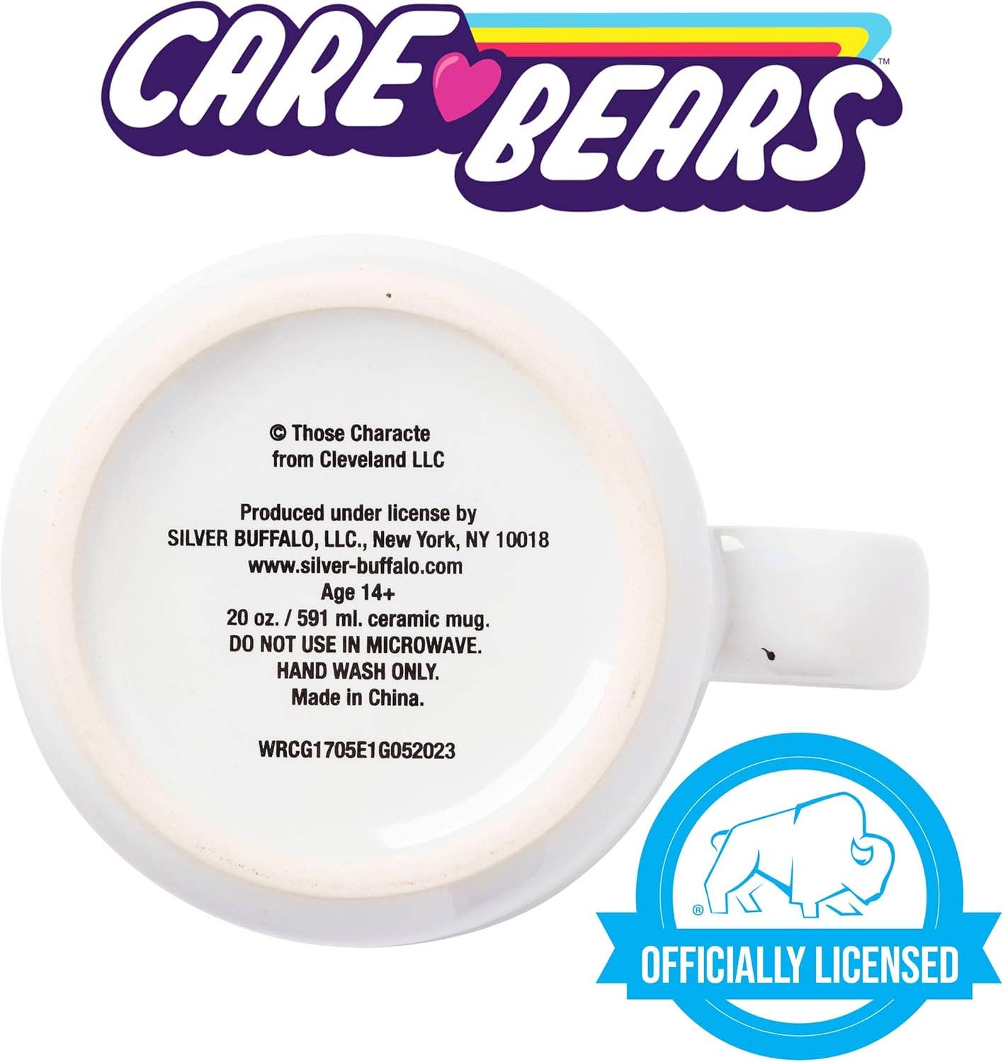 Innovarix – Caneca por atacado – Caneca de Cerâmica Care Bears Rainbow Heart - 20 Oz.6