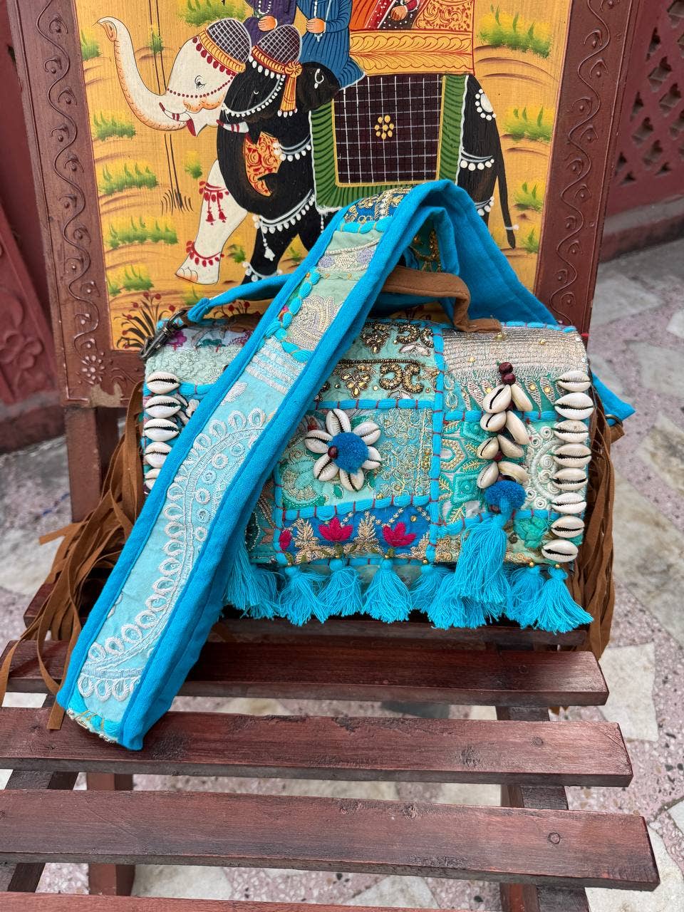 GYPSY STUDIO - Wholesale Shoulder Bag - Women's - Embroidery Work Bag Party Wear Bag Sequin Work Banjara Bags 7