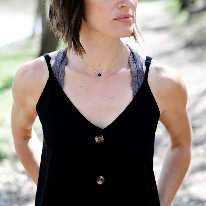 Designed by Stacey Jewelry - Wholesale Pendant/Charm Necklace - The Judy Necklace in Silver4