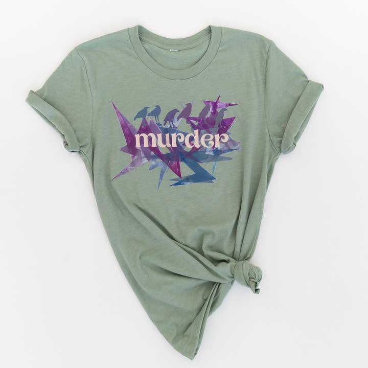 Camiseta Murder of Crows para venta al por mayor de Clever Girl Apparel