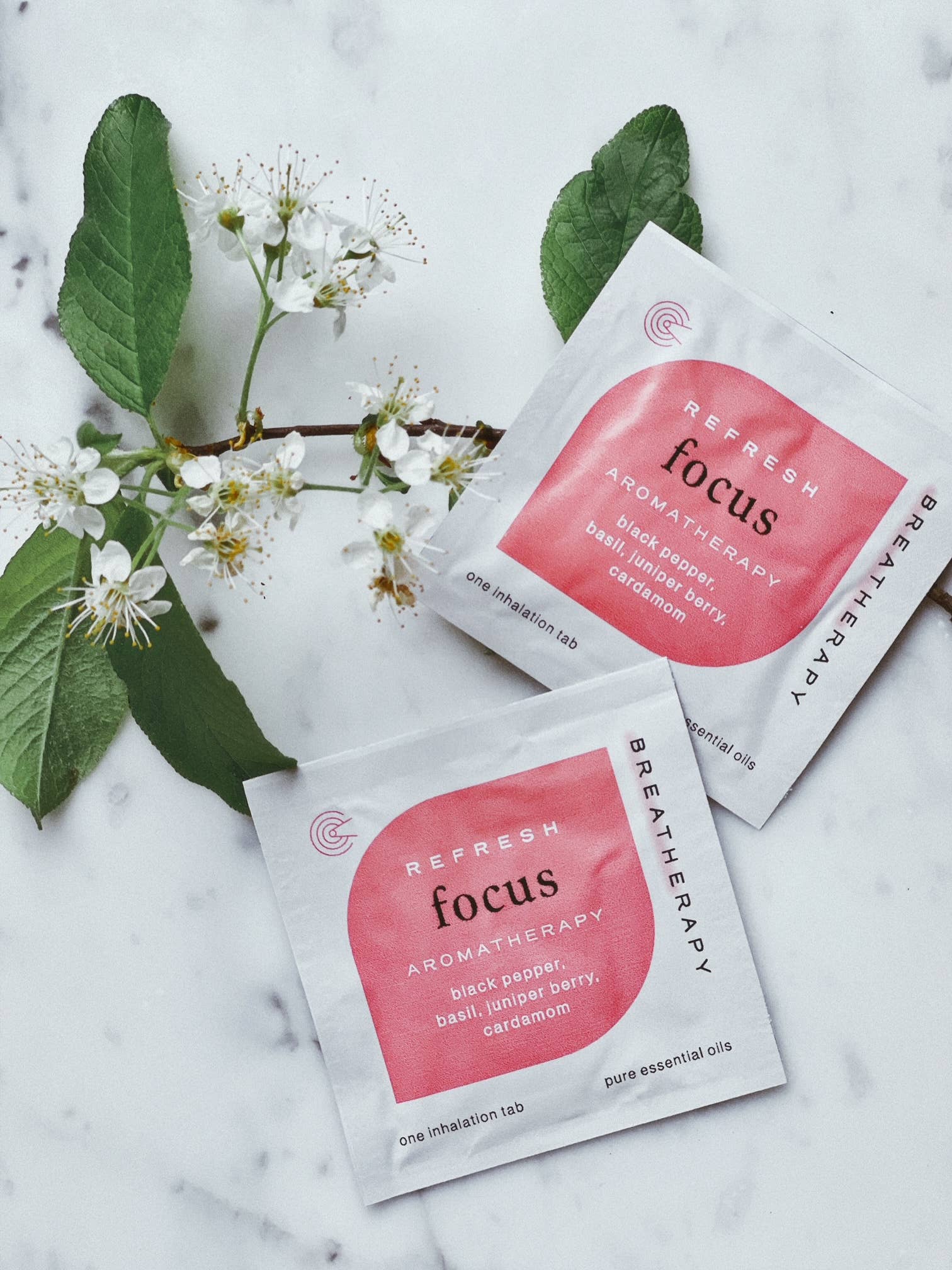 Breatherapy - Wholesale Aromatherapy Inhaler - FOCUS Aroma Patches Concentration + Mental Clarity (8-ct.)8