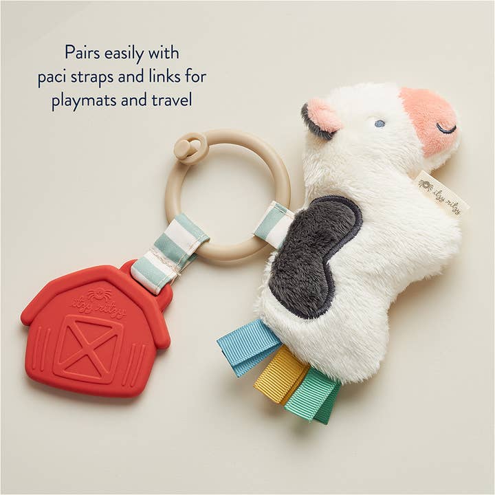Itzy Ritzy - Wholesale Teether (Not Clip-On) - Baby - Itzy Pal Cow