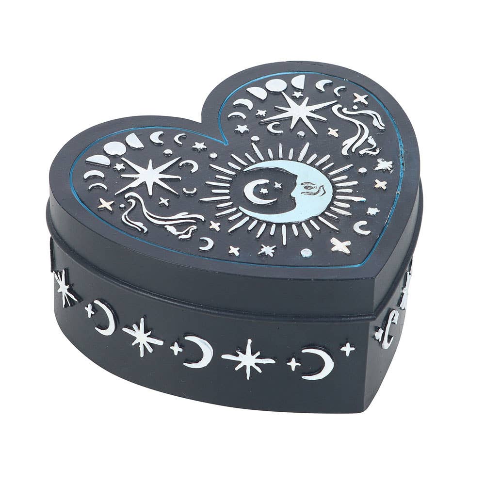 Something Different Wholesale – wholesale Jewellery box/organiser – Blue Moon Heart Trinket Box1