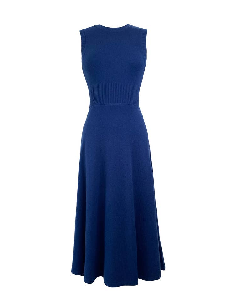 Calypso jurk van kasjmier voor wholesale door Solgo Atelier